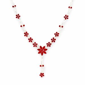 Red Crystal Necklace Set